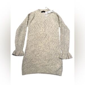 NWT MINKPINK - Sadie Knit Dress - Size Small - Cream